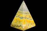 Polished Bumblebee Jasper Pyramid - Indonesia #114995-1
